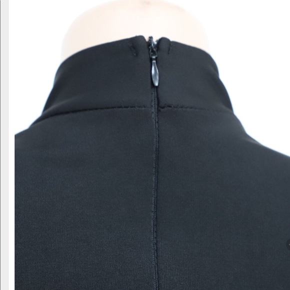 Feathered Black Dress - Picture 4 of 8